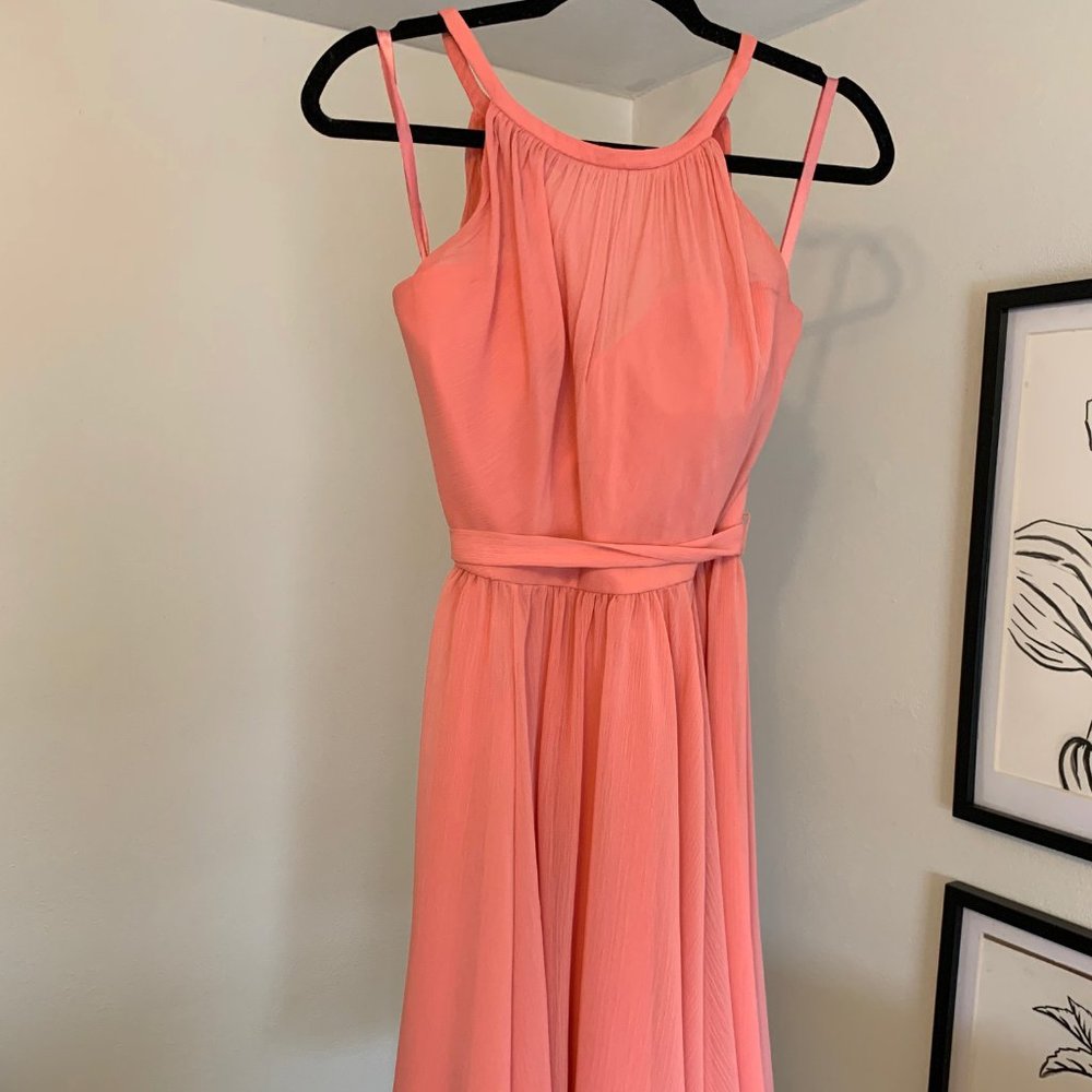 Kennedy Blue Bridesmaid Dress Sienna Coral Size 6